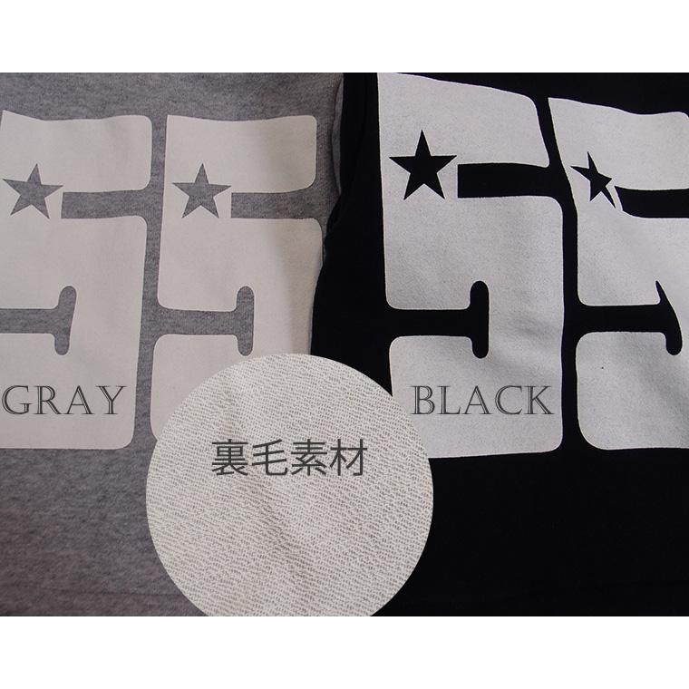 【在庫処分セール】子供服 トップス 裏毛素材バックプリントがかっこいいモノトーンパーカー(80cm 90cm 95cm 100cm)保育園1923メール便不可 |  | 02