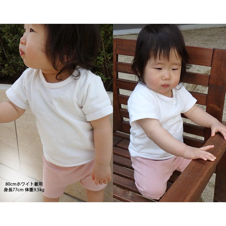 肌着キッズ子供服トップスミニ裏毛半袖Ｔカラバリ豊富シンプルな無地ノエル保育園4050メール便可13男の子 Ｔシャツ 赤ちゃん |  | 13