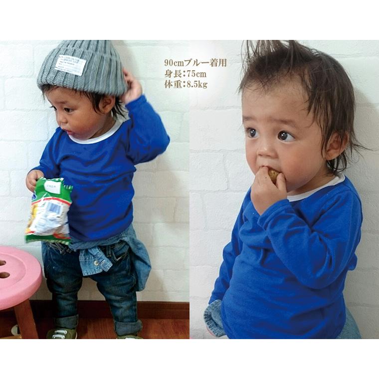 子供服 トップス 初秋やインナーに最適な薄手素材長袖Ｔシャツ保育園 0356 ベビー服  赤ちゃん |  | 11