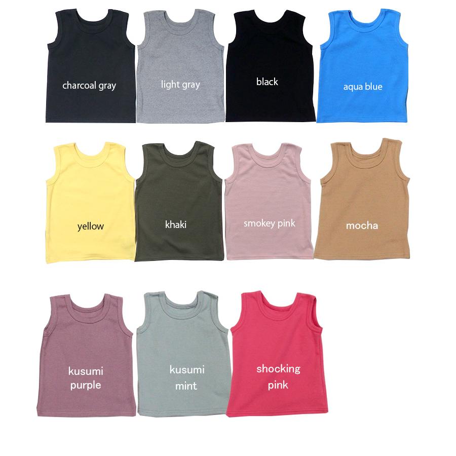 子供服トップスタンクトップ夏伸縮シンプルタンク(70cm80cm90cm95cm100cm)9714メール便可13ベビー服男の子Ｔシャツ赤ちゃん |  | 01