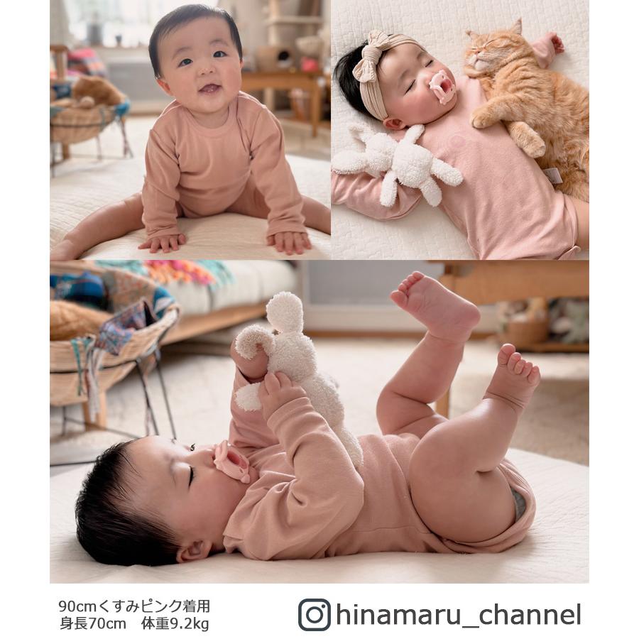 見えても肌着っぽくない秋冬用半袖長袖ロンパースフライス綿100％(70cm80cm90cm95cm)8877男の子新生児 赤ちゃん肌着インナー |  | 13