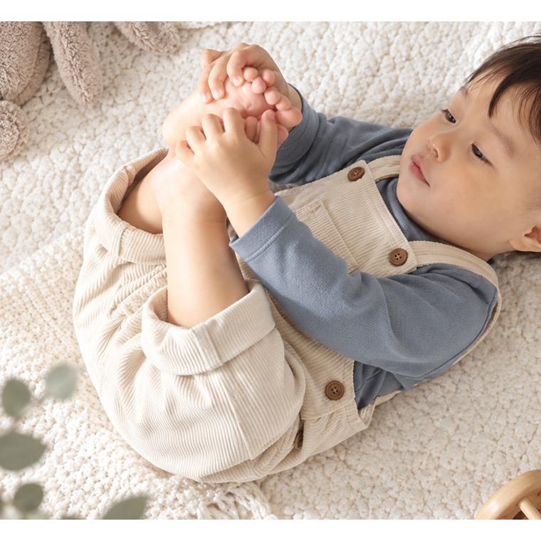 見えても肌着っぽくない秋冬用半袖長袖ロンパースフライス綿100％(70cm80cm90cm95cm)8877男の子新生児 赤ちゃん肌着インナー |  | 03