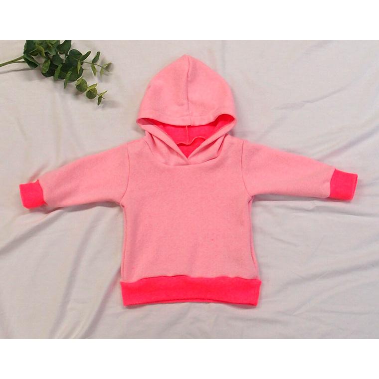 子供服 裏毛 ショッキングピンク 無地 柔らかいA4832(80cm 90cm 95cm 100cm) ベビー服 Ｔシャツ 赤ちゃん |  | 01