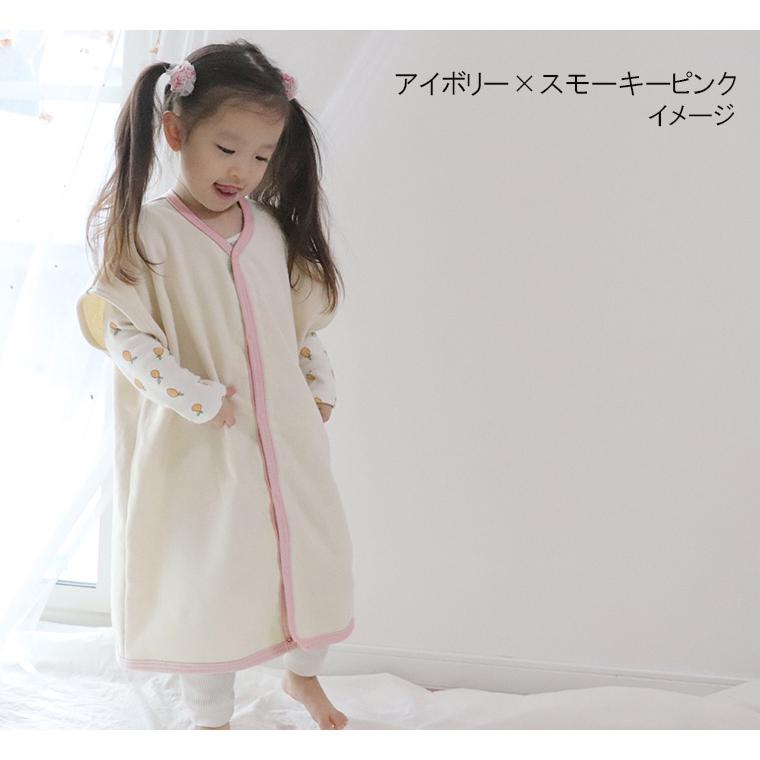 キッズ用 綿100％ スリーパー 1923 子供服 90cm 100cm 110cm 120cm 130cm袖付き　着る毛布　冬用　防寒　寝冷え防止　綿毛布スリーパー 桃のような肌触り |  | 13