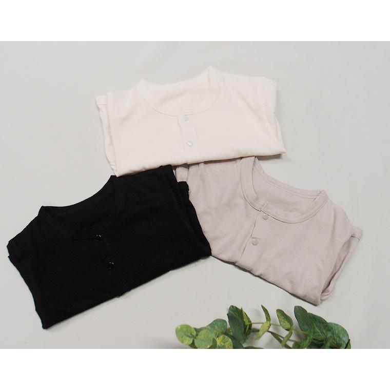 ひんやり快適　丸首シンプルな無地カーディガン(80cm 90cm 95cm 100cm)7550ひんやり　クール　冷房対策 |  | 02