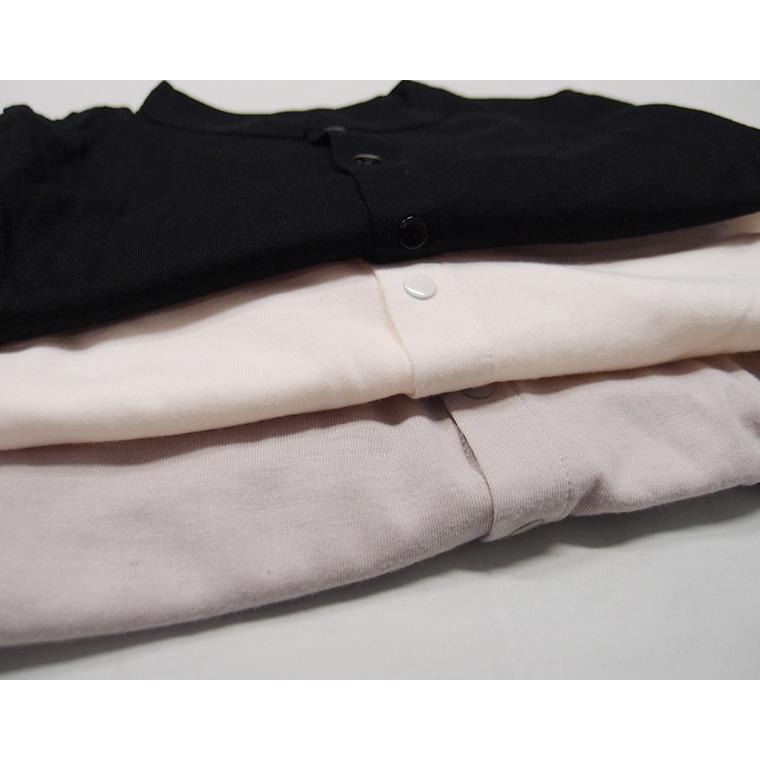 ひんやり快適　丸首シンプルな無地カーディガン(80cm 90cm 95cm 100cm)7550ひんやり　クール　冷房対策 |  | 03