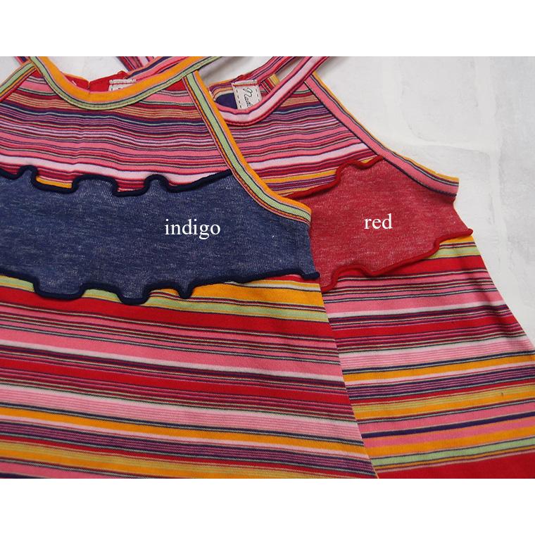 【在庫処分セール】  子供服 トップス イタリア生地マルチボーダー綿100％キャミA897(80cm 90cm)保育園メール便可13 ベビー服 |  | 02