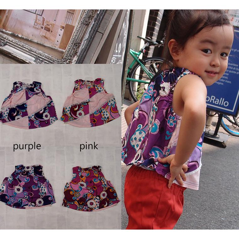 子供服 トップス 綿100％フラワーサマートップス日本製(90cm 95cm)保育園 ベビー服 Ｔシャツ 赤ちゃん | 