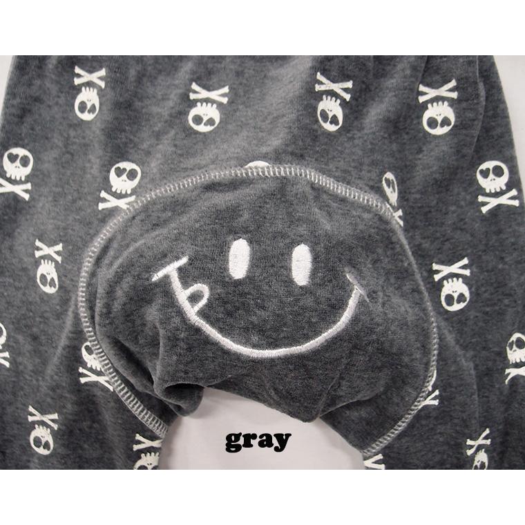 子供服 パンツ スカルプリントのベロアモンキーパンツハグ3436メール便可13 保育園 |  | 05