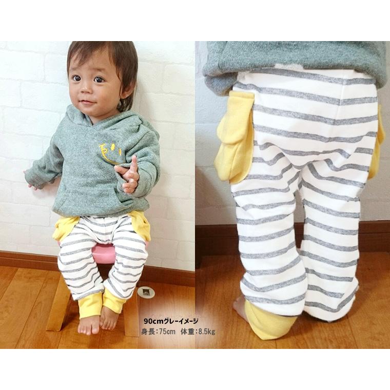 子供服 パンツ ボーダーミニ裏毛カーゴパンツ腹巻付きモンキースパッツモンキーパンツ保育園 |  | 06