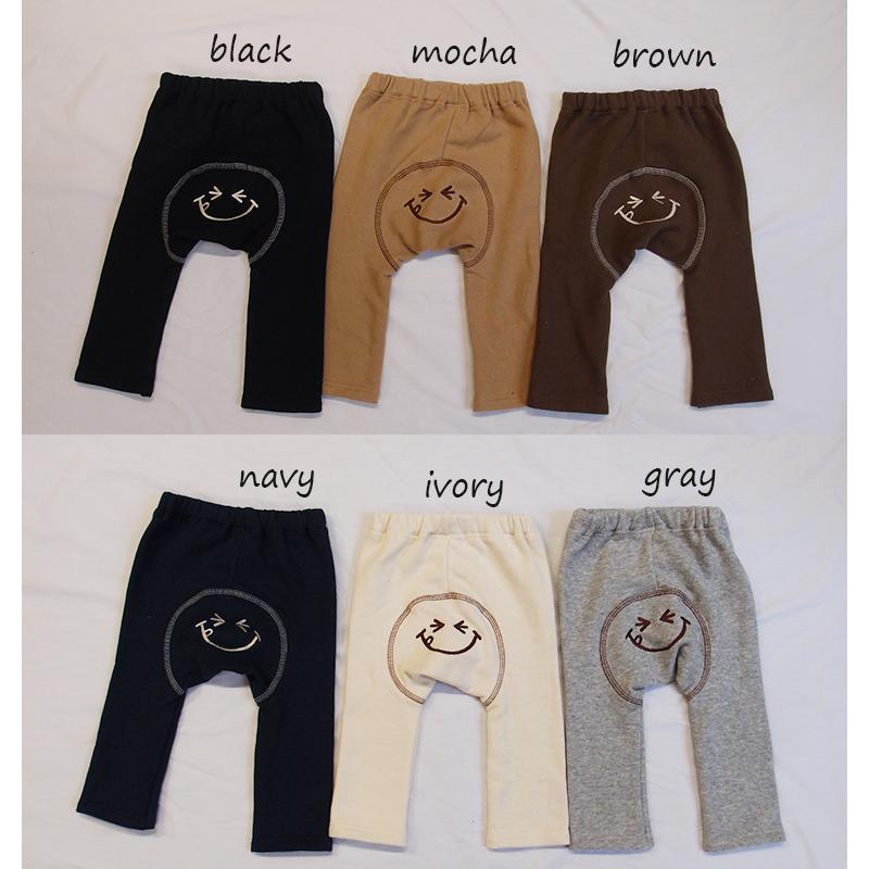 子供服パンツベビー服長ズボン桃のようなふんわり起毛綿100％素材の8分丈モンキーパンツ（70cm 80cm 90cm 95cm）1923 |  | 03