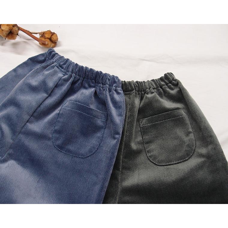コーディロイ  別珍 オーバー サイズ コールテン ダボダボパンツ 子供服（80cm 90cm 95cm 100cm） ベビー服 |  | 03