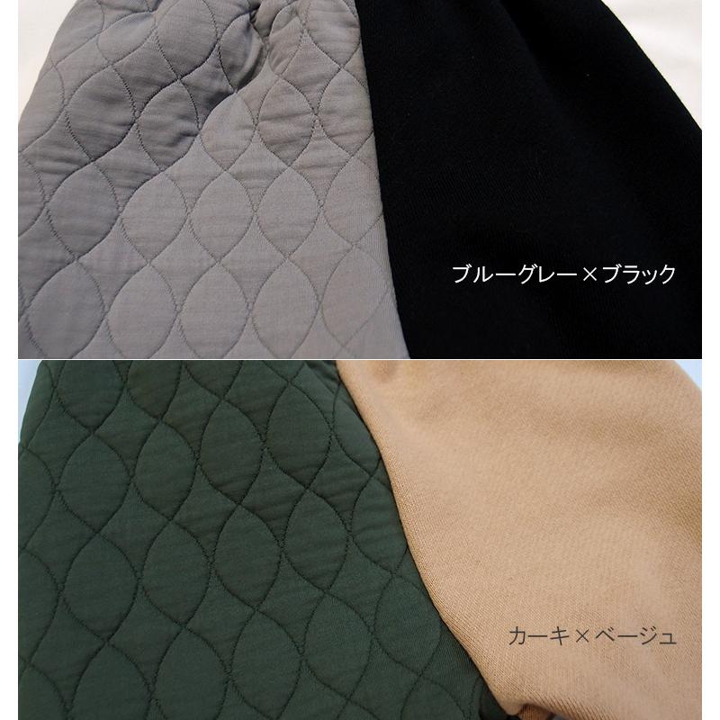 　腹巻付き パウダリーキルト　冬　裏毛　サルエル（80cm 90cm 95cm 100cm）1923 |  | 02