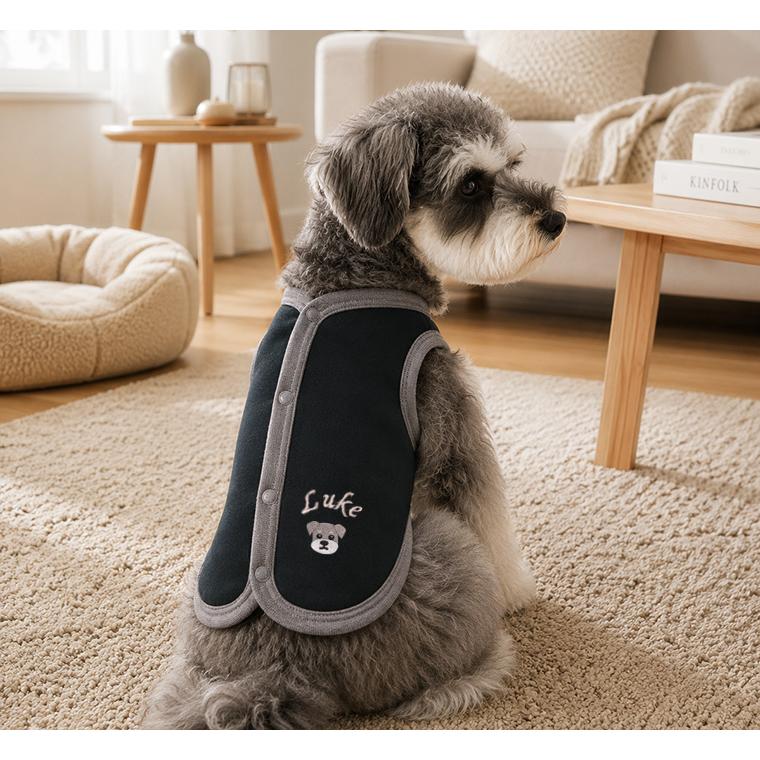 日本製ベビー服屋が作る綿100％静電気が起きにくい裏起毛　犬服ドッグウェアdogwearベスト肌に優しいおしゃれ　オシャレ　敏感肌1219 |  | 15