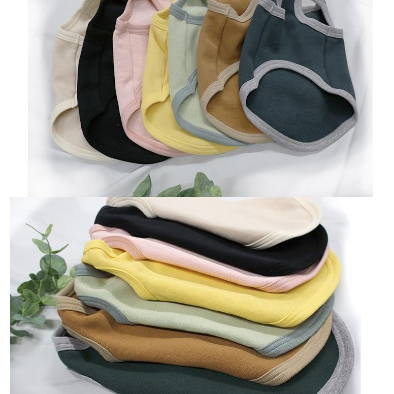 綿100％裏起毛静電気が起きにくいアップリケ名入れ刺繍　犬服ドッグウェア　dogwear　タンクトップ　おしゃれ　かわいい　敏感肌　着せやすい（S.M.L）1219 |  | 03