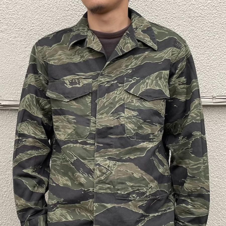 "COMBAT UTILITY JACKET"  TIGER STRIPE CAMOUFLAGE PATTERN / FREEWHEELERS / UNION SPECIAL OVERALLS / ユーティリティシャツ / ジャケット / ミリタリー｜monkey-wrench｜03