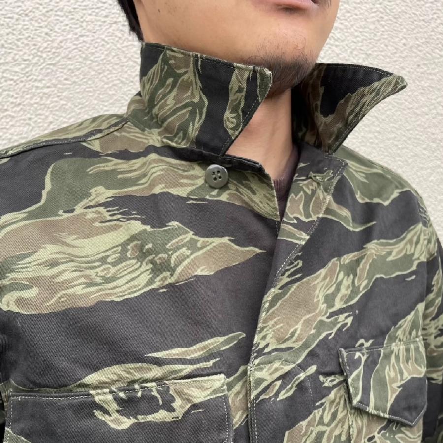 "COMBAT UTILITY JACKET"  TIGER STRIPE CAMOUFLAGE PATTERN / FREEWHEELERS / UNION SPECIAL OVERALLS / ユーティリティシャツ / ジャケット / ミリタリー｜monkey-wrench｜04