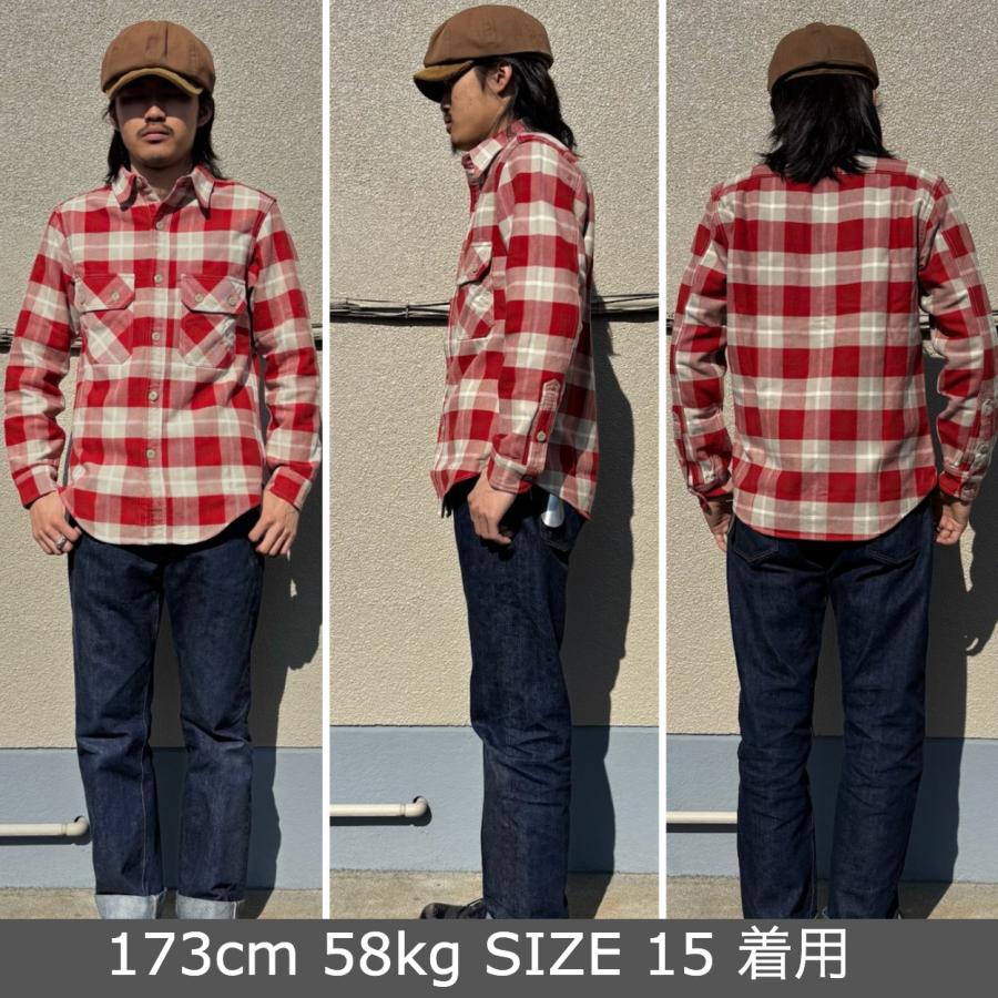 FREEWHEELERS フリーホイーラーズ ネルシャツ NOMAD 15 フリーホイーラーズ（FREEWHEELERS） FREEWHEELERS / フリーホイーラー