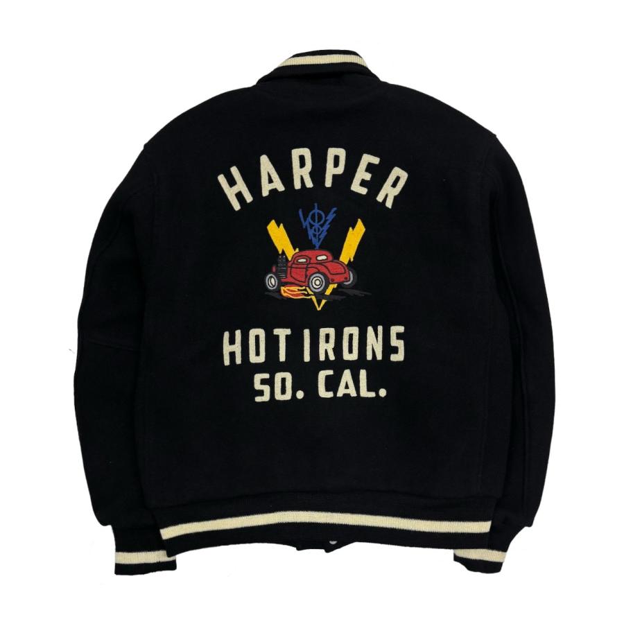FREEWHEELERS / フリーホイーラーズ  / "HARPER HOT IRONS" LEADFOOT / POWER WEAR / ウール / スタジャン / バーシティジャケットの画像