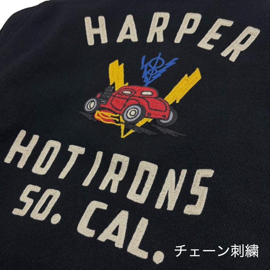 FREEWHEELERS / フリーホイーラーズ  / "HARPER HOT IRONS" LEADFOOT / POWER WEAR / ウール / スタジャン / バーシティジャケットの画像