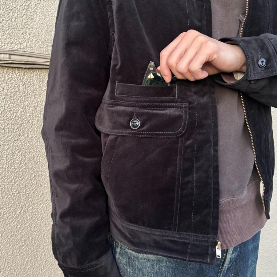 FREEWHEELERS / フリーホイーラーズ / "NIGHT RIDERS" GARAGE WORKER JACKET / MOTOR PSYCLONE GARAGE SERIES / UNION SPECIAL OVERALLS / 別珍の画像