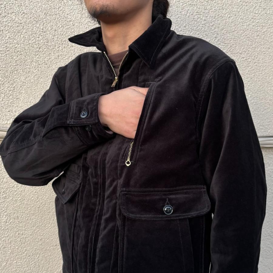 FREEWHEELERS / フリーホイーラーズ / "NIGHT RIDERS" GARAGE WORKER JACKET / MOTOR PSYCLONE GARAGE SERIES / UNION SPECIAL OVERALLS / 別珍の画像