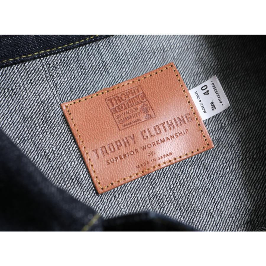 TROPHY CLOTHING / トロフィークロージング / "2605 Button Jacket Dirt Denim" ONE-WASH / デニムジャケット / ダートデニムの画像