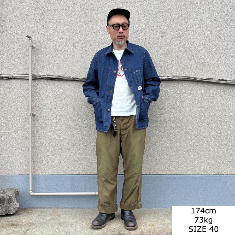 FREEWHEELERS / フリーホイーラーズ / "IRON WHARF" WORK COAT / UNION SPECIAL OVERALLS / カバーオール / デニムの画像