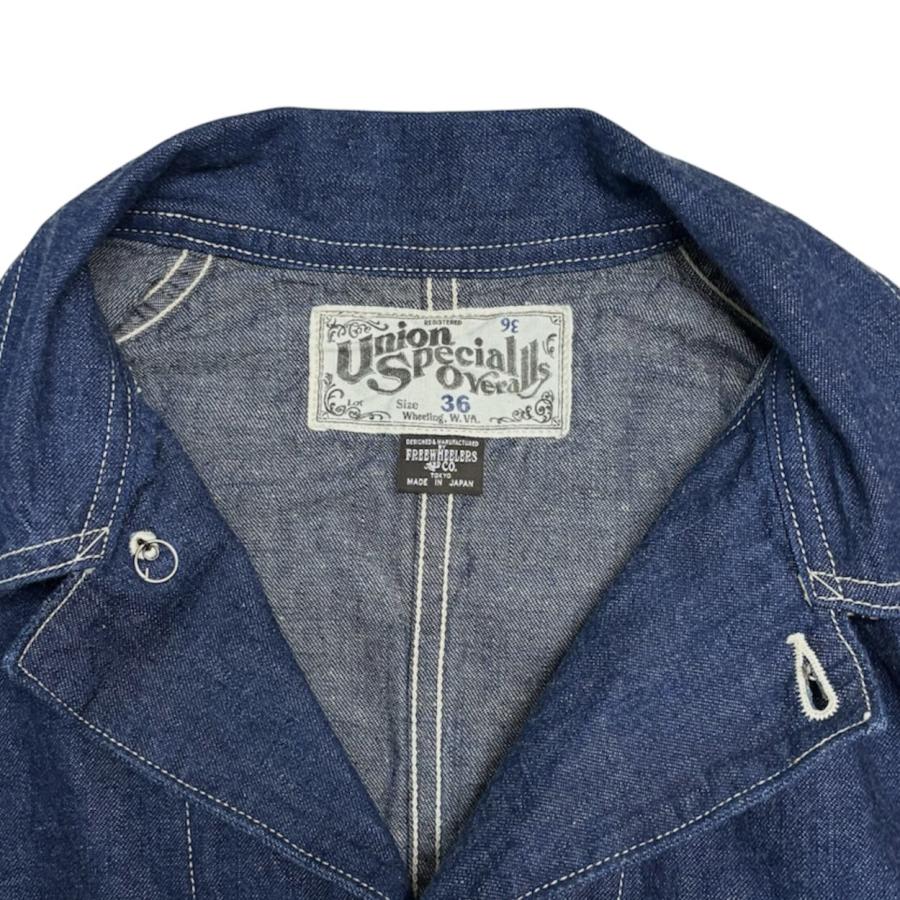 FREEWHEELERS / フリーホイーラーズ / "IRON WHARF" WORK COAT / UNION SPECIAL OVERALLS / カバーオール / デニムの画像