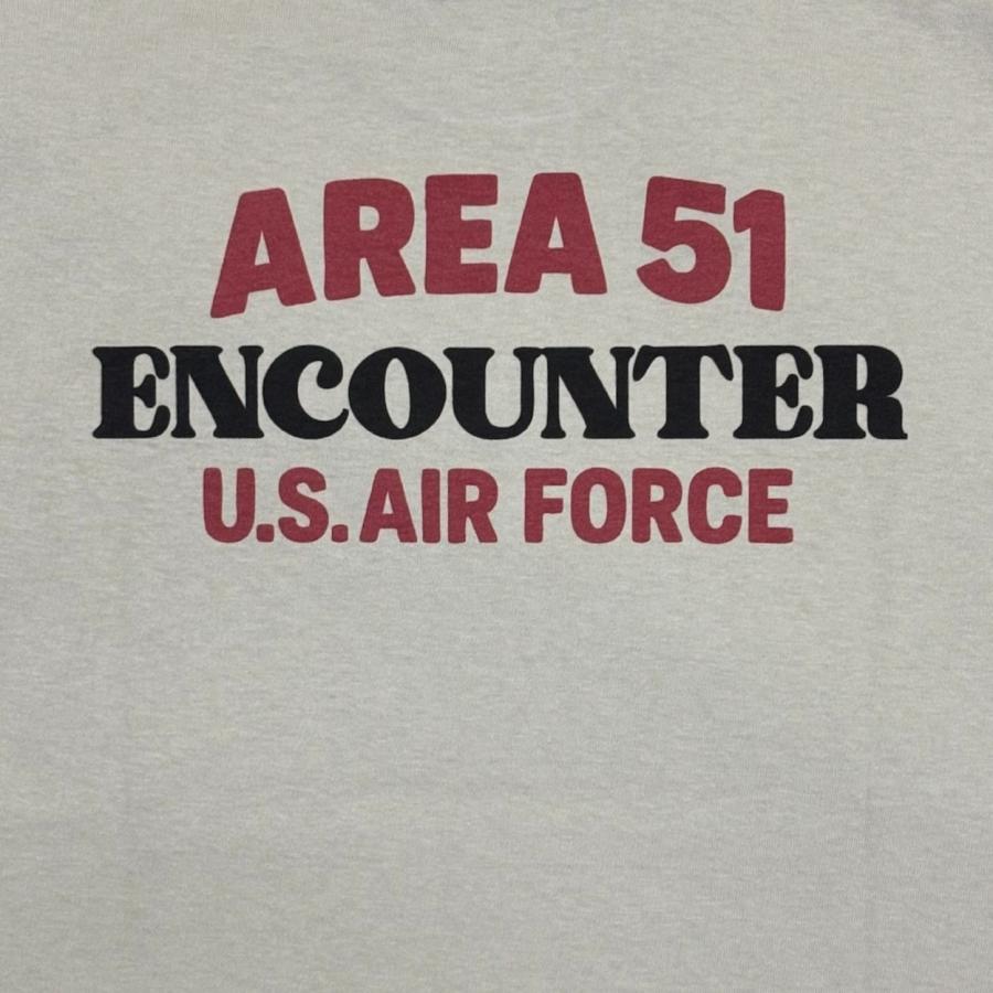 ”AREA51” SHORT SLEEVE TEE / SAND / MONKEY WRENCH WEAR WORKS / 半袖Tシャツ / T-SHIRT / ミディアムウェイト 6.2oz / 染み込みプリント |  | 04