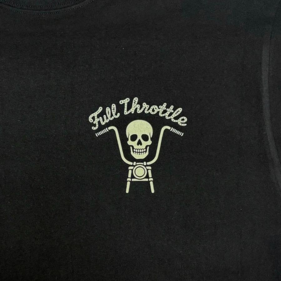 "Full Throttle" LONG SLEEVE T-SHIRT / BLACK / MONKEY WRENCH WEAR WORKS/ スペシャルヘビーウェイト 8.1oz / 染み込みプリント / 長袖Tシャツ / USコットン |  | 04