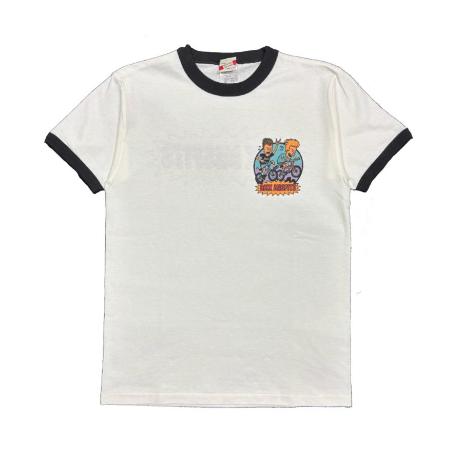 "BMX-MISFITS” リンガーT-SHIRT  / MONKEY WRENCH WEAR WORKS / 染み込みプリント / リンガーT / 6.2oz / ミディアムウエイト |  | 01