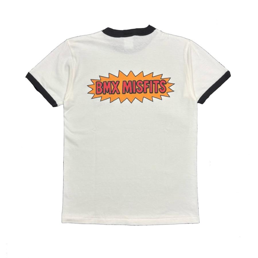 "BMX-MISFITS” リンガーT-SHIRT  / MONKEY WRENCH WEAR WORKS / 染み込みプリント / リンガーT / 6.2oz / ミディアムウエイト |  | 02
