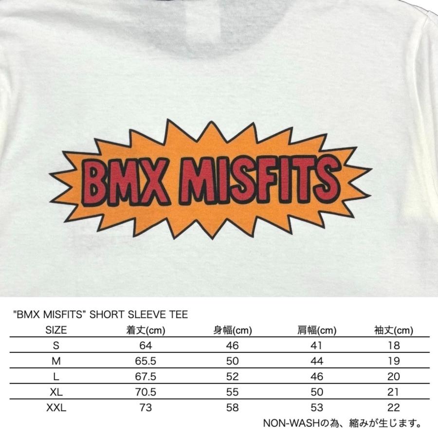 "BMX-MISFITS” リンガーT-SHIRT  / MONKEY WRENCH WEAR WORKS / 染み込みプリント / リンガーT / 6.2oz / ミディアムウエイト |  | 04