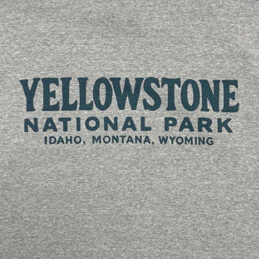 ”YELLOWSTONE” SHORT SLEEVE TEE / GRAY / MONKEY WRENCH WEAR WORKS / 半袖Tシャツ / T-SHIRT / ミディアムウェイト 6.2oz / 染み込みプリント |  | 04