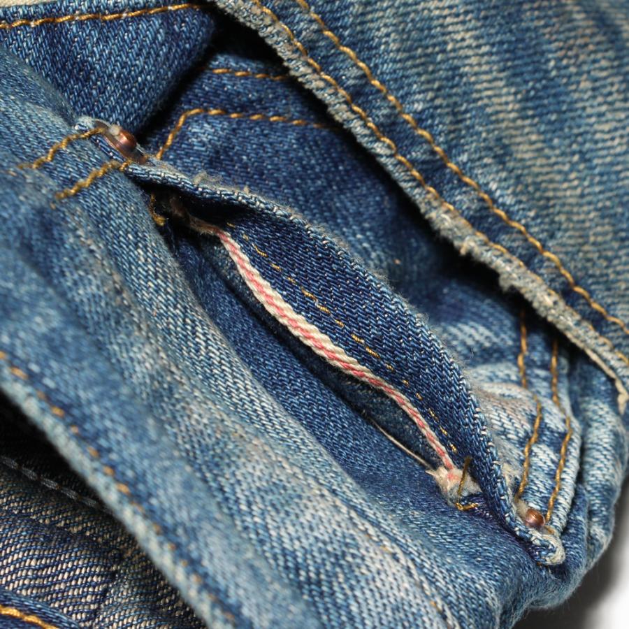 STRASSBURGER&Co. / "12.5oz SALLY FOX SELVEDGE STRAIGHT JEANS AGING" / SB-SF-112PM / エイジング ・ダメージ / デニムジーンズ /  日本製 |  | 05