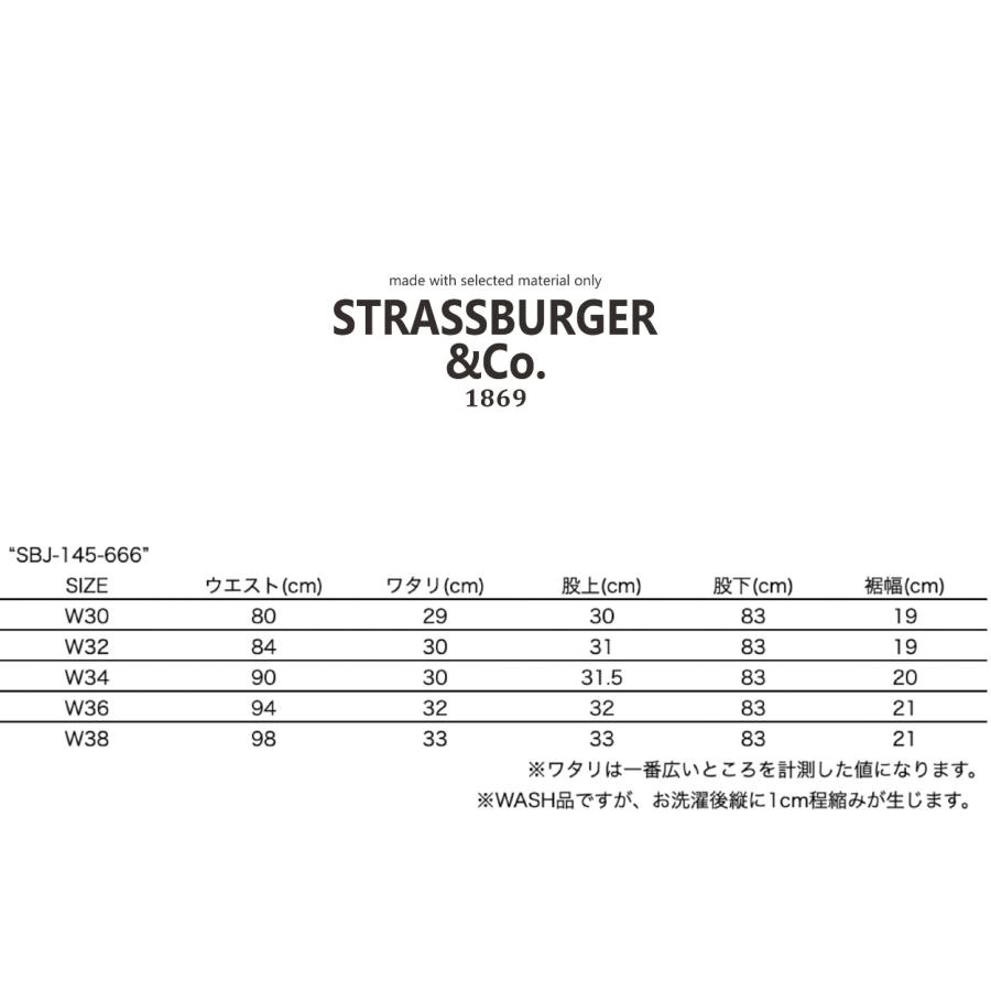 STRASSBURGER&Co. / "SBJ-145-666" / JUMBO 14.5oz CLASSIC SLIM STRAIGHTFIT ZF / デニムジーンズ / ジップフライ /  日本製 |  | 11