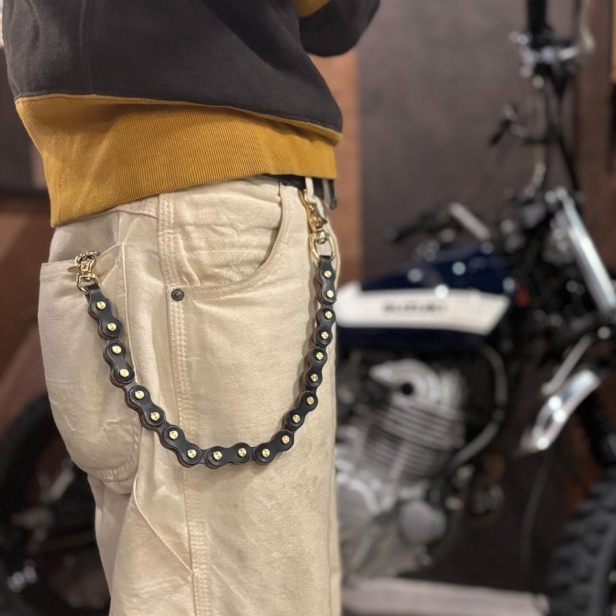 "THE CHAIN" Chromexcel leather wallet chain / 2colors / ウォレットチェーン / クロムエクセルレザー / MONKEY WRENCH WEAR WORKS |  | 01