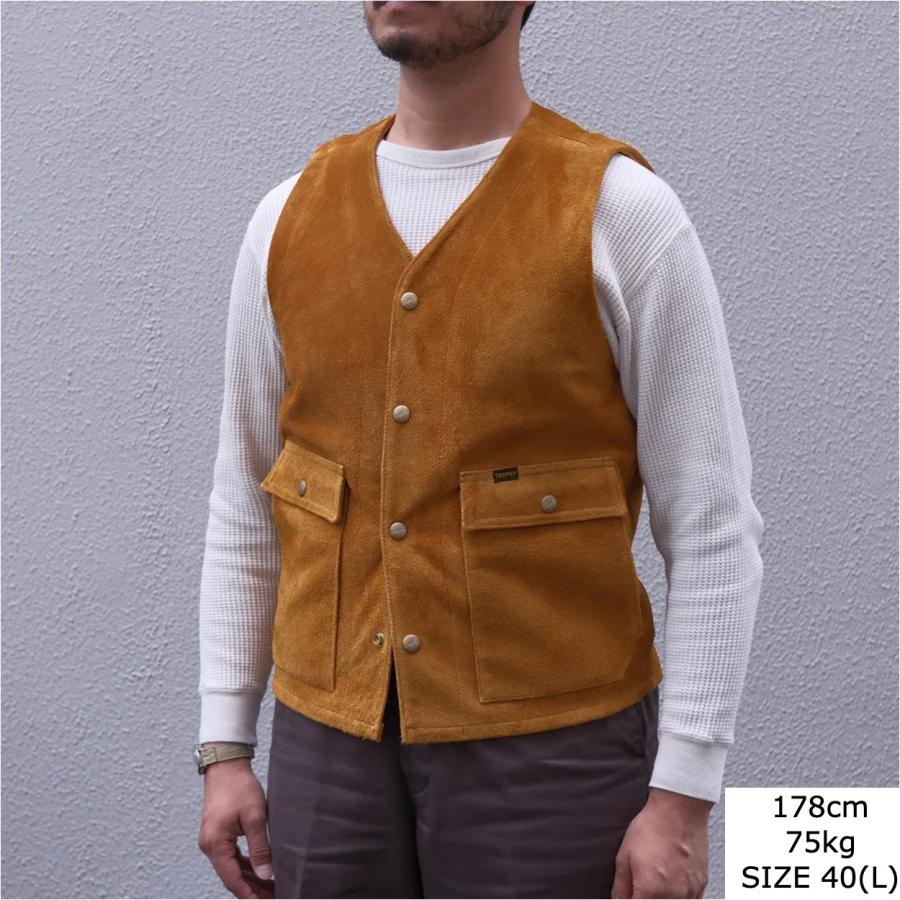 TROPHY CLOTHING / トロフィークロージング / "Rancher Steerhide Vest" / ベスト / ステアハイドの画像