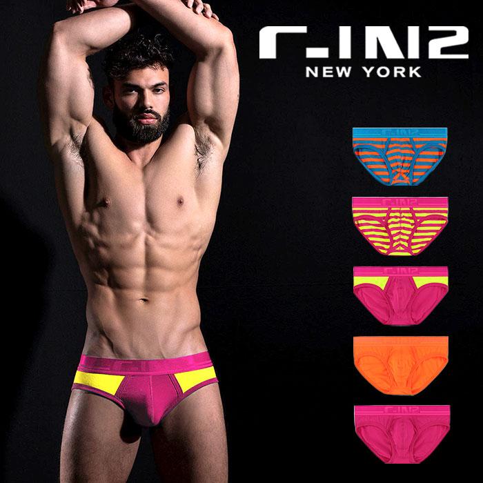 ブリーフ メンズ ローライズブリーフ C-IN2 SUPER BRIGHT LOW NO SHOW PROFILE BRIEF ビキニブリーフ 蛍光色 シーインツー CIN2 下着 男性 セクシー | C-IN2