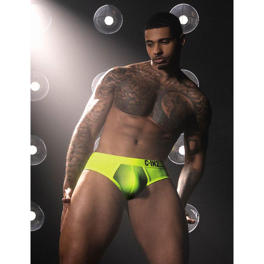 ブリーフ メンズ ローライズブリーフ C-IN2 SUPER BRIGHT LOW RISE BRIEF ビキニブリーフ 蛍光色 シーインツー CIN2 下着 男性 セクシー | C-IN2 | 15
