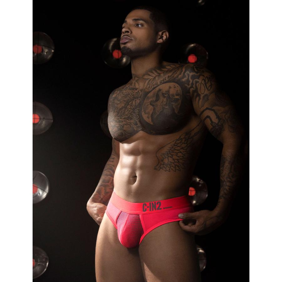 ブリーフ メンズ ローライズブリーフ C-IN2 SUPER BRIGHT LOW RISE BRIEF ビキニブリーフ 蛍光色 シーインツー CIN2 下着 男性 セクシー | C-IN2 | 17