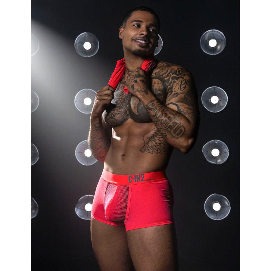 ボクサーパンツ メンズ ローライズボクサーパンツ C-IN2 SUPER BRIGHT LOW RISE TRUNK ローライズ 蛍光色 シーインツー CIN2 下着 男性 セクシー | C-IN2 | 15