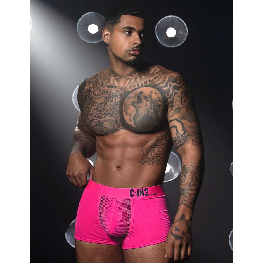 ボクサーパンツ メンズ ローライズボクサーパンツ C-IN2 SUPER BRIGHT LOW RISE TRUNK ローライズ 蛍光色 シーインツー CIN2 下着 男性 セクシー | C-IN2 | 17