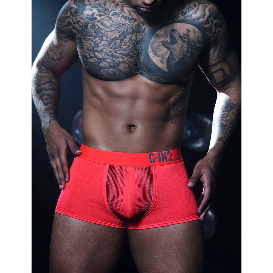 ボクサーパンツ メンズ ローライズボクサーパンツ C-IN2 SUPER BRIGHT LOW RISE TRUNK ローライズ 蛍光色 シーインツー CIN2 下着 男性 セクシー | C-IN2 | 06