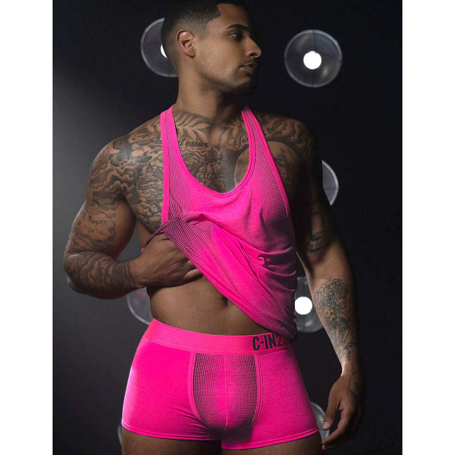 ボクサーパンツ メンズ ローライズボクサーパンツ C-IN2 SUPER BRIGHT LOW RISE TRUNK ローライズ 蛍光色 シーインツー CIN2 下着 男性 セクシー | C-IN2 | 12