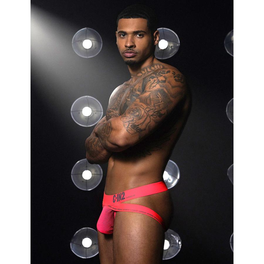 ジョックストラップ メンズ ケツ割れ ケツワレ C-IN2 SUPER BRIGHT JOCK STRAP ジョグストラップ サポーター 蛍光色 シーインツー CIN2 下着 男性 セクシー | C-IN2 | 16