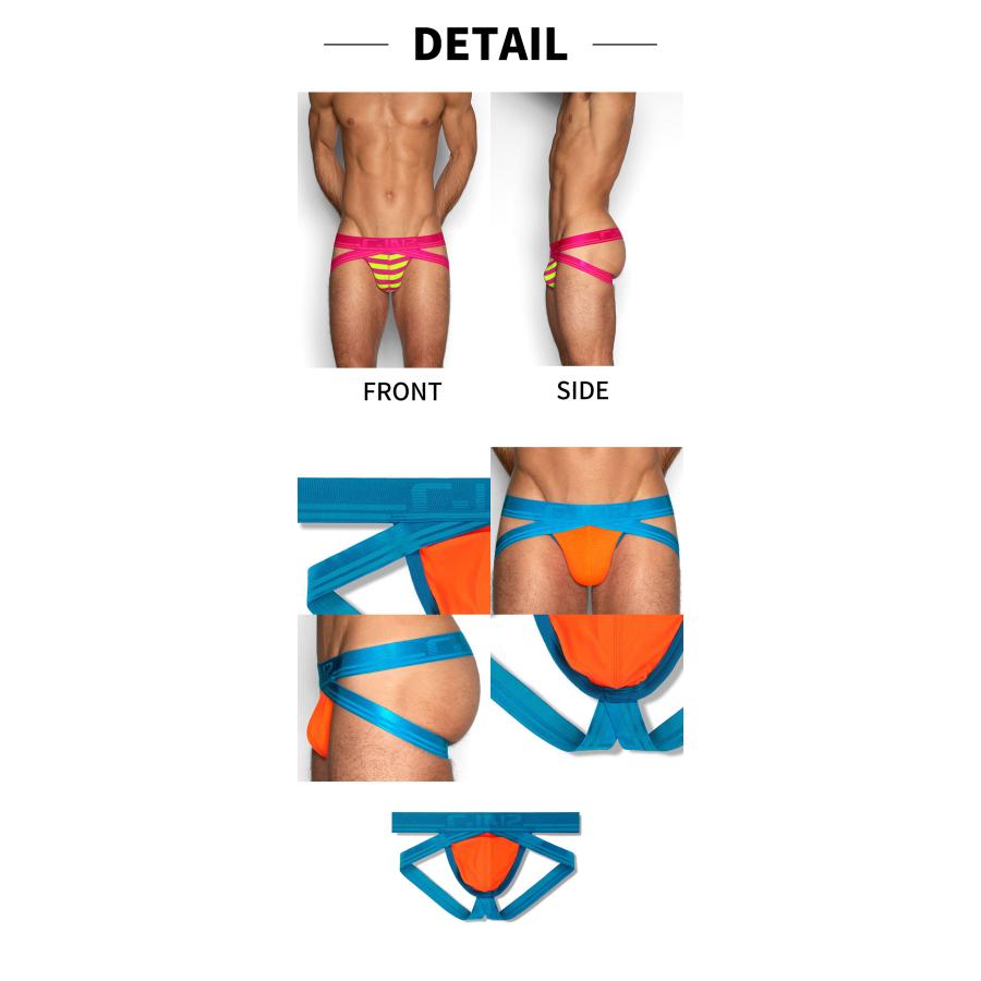ジョックストラップ メンズ ケツ割れ ケツワレ C-IN2 SUPER BRIGHT JOCK STRAP ジョグストラップ サポーター 蛍光色 シーインツー CIN2 下着 男性 セクシー | C-IN2 | 09