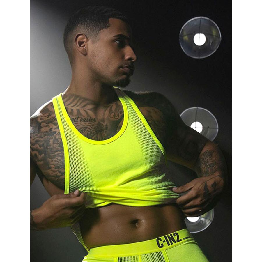 ジョックストラップ メンズ ケツ割れ ケツワレ C-IN2 SUPER BRIGHT JOCK STRAP ジョグストラップ サポーター 蛍光色 シーインツー CIN2 下着 男性 セクシー | C-IN2 | 09