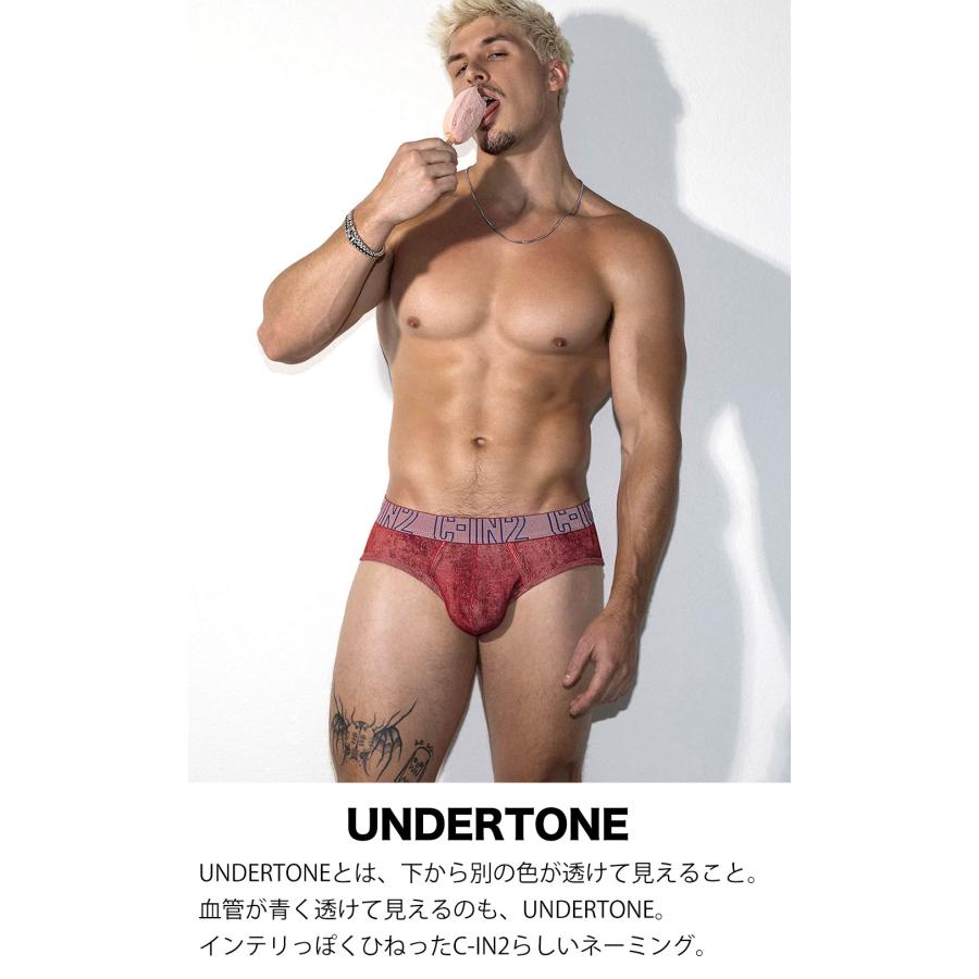 ブリーフ メンズ ローライズブリーフ C-IN2 UNDERTONE LOWRISE PROFILE BRIEF ローライズ ビキニブリーフ リブコットン シーインツー CIN2 下着 男性 セクシー | C-IN2 | 05